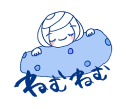 writing brush girl vol.7 sticker #8203930