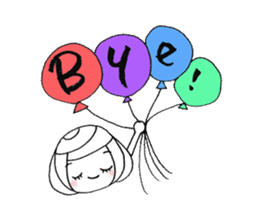 writing brush girl vol.7 sticker #8203946