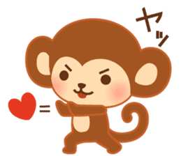 Baby monkey "Momo" sticker #8203966