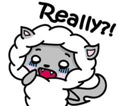 Devil rabbit & the wolf sticker #8204587