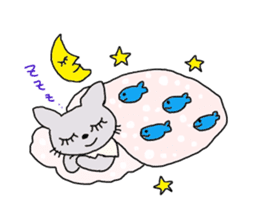 Everyday of cute cat of French sticker #8204928