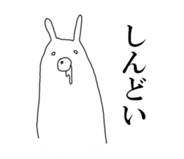 kansai rabbit sticker #8205134