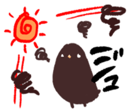 The Java sparrow which tells the weather sticker #8205719