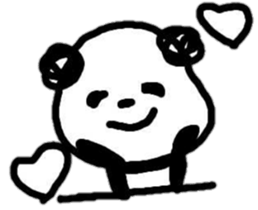 panda's friend sticker #8206168