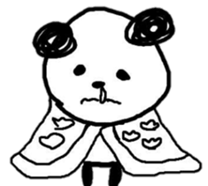 panda's friend sticker #8206171