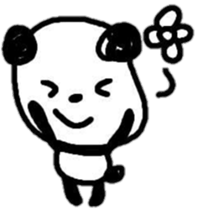 panda's friend sticker #8206179