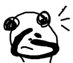 panda's friend sticker #8206182