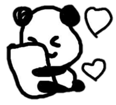 panda's friend sticker #8206183