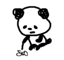 panda's friend sticker #8206188