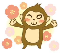 monkey year sticker #8206462