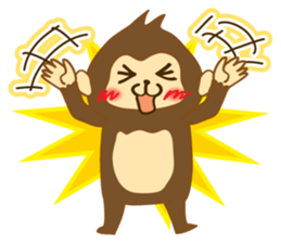 monkey year sticker #8206463