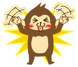 monkey year sticker #8206463