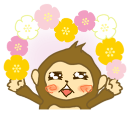 monkey year sticker #8206466