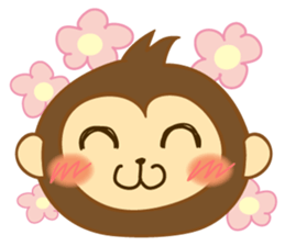 monkey year sticker #8206468