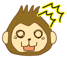 monkey year sticker #8206470