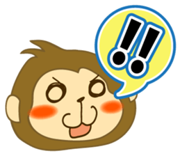 monkey year sticker #8206471