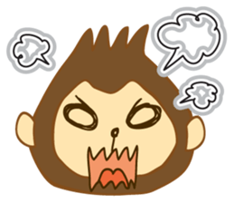 monkey year sticker #8206473