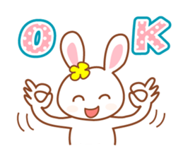 Daily life of the cute rabbit sticker #8207196