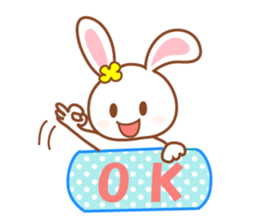 Daily life of the cute rabbit sticker #8207197