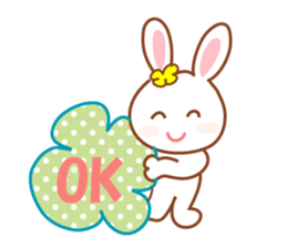 Daily life of the cute rabbit sticker #8207198