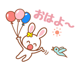 Daily life of the cute rabbit sticker #8207209