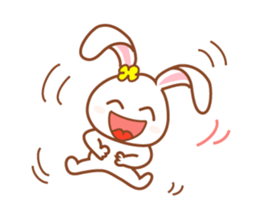 Daily life of the cute rabbit sticker #8207219