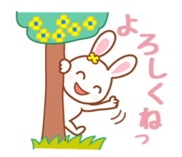 Daily life of the cute rabbit sticker #8207221
