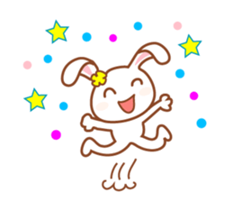 Daily life of the cute rabbit sticker #8207224