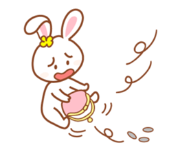 Daily life of the cute rabbit sticker #8207226