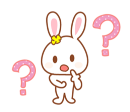 Daily life of the cute rabbit sticker #8207227