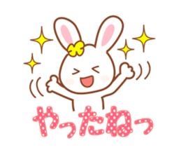 Daily life of the cute rabbit sticker #8207228