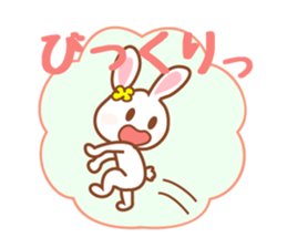 Daily life of the cute rabbit sticker #8207234
