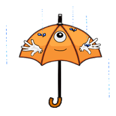 I'm weather forecast of umbrella monster