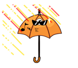 I'm weather forecast of umbrella monster sticker #8207396