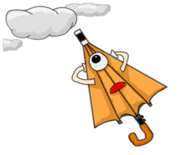 I'm weather forecast of umbrella monster sticker #8207397