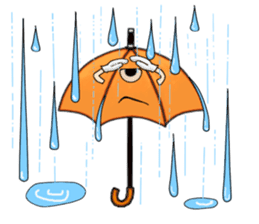I'm weather forecast of umbrella monster sticker #8207400