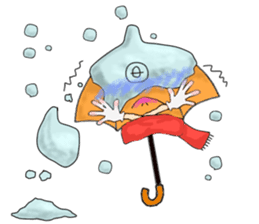 I'm weather forecast of umbrella monster sticker #8207403