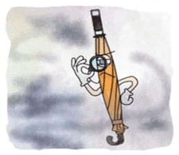 I'm weather forecast of umbrella monster sticker #8207410
