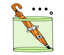 I'm weather forecast of umbrella monster sticker #8207415