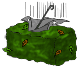 I'm weather forecast of umbrella monster sticker #8207418