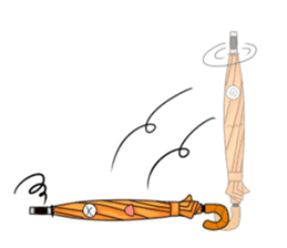 I'm weather forecast of umbrella monster sticker #8207419