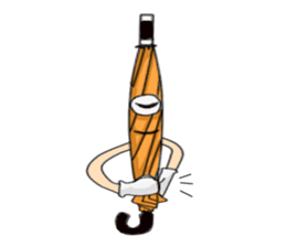 I'm weather forecast of umbrella monster sticker #8207423