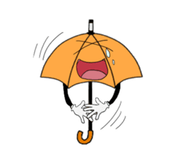 I'm weather forecast of umbrella monster sticker #8207426