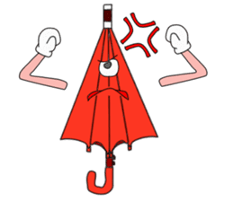I'm weather forecast of umbrella monster sticker #8207427