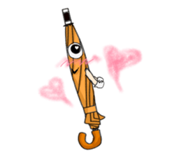 I'm weather forecast of umbrella monster sticker #8207431