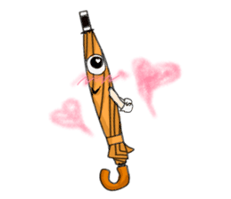 I'm weather forecast of umbrella monster sticker #8207431