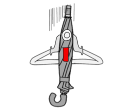 I'm weather forecast of umbrella monster sticker #8207433