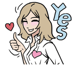 AsB - Comic Girls / Ep.White Shirt sticker #8207877