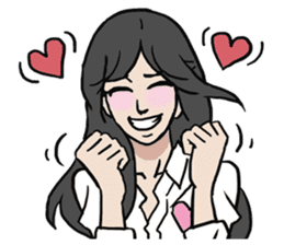 AsB - Comic Girls / Ep.White Shirt sticker #8207878