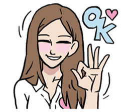 AsB - Comic Girls / Ep.White Shirt sticker #8207880